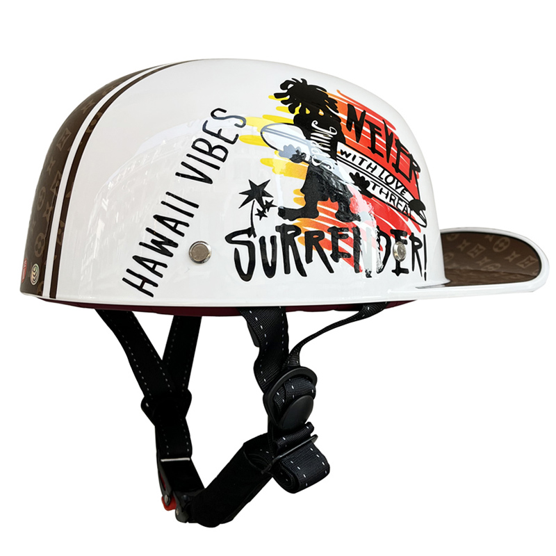 Baseball Cap Structured - Hochwertige ABS-Baseballkappe mit 1/2 offenem Helm,