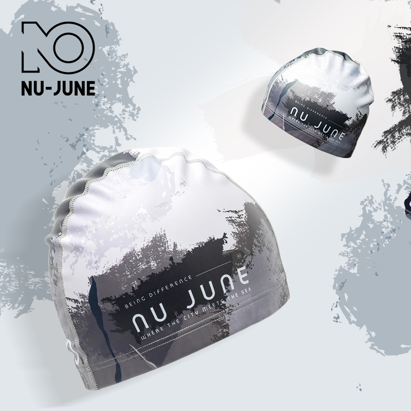 Swim Hat Silicone - Nujune Hohe Elastische Schwimmen Caps Erwachsene