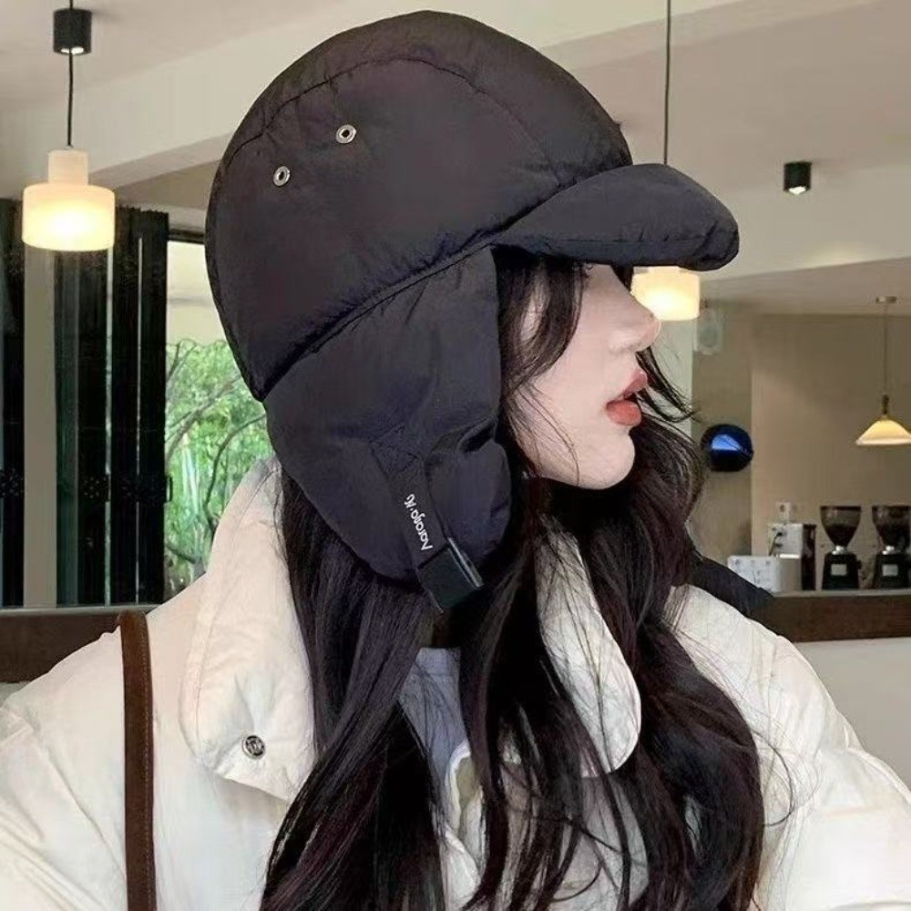 Einfarbige, gepolsterte Bomber – Winter Trapper Hat Bewertung und Preis