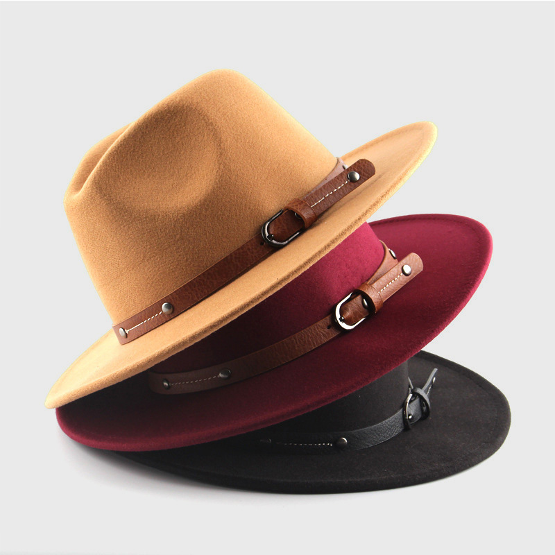 Wolle Fedora Hut Für Frauen Mä – Fedora Hat Wool Bewertung und Preis